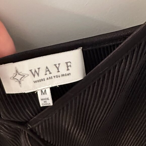 WAYF BLACK BODY SUIT MEDIUM NWOT - Picture 2 of 5